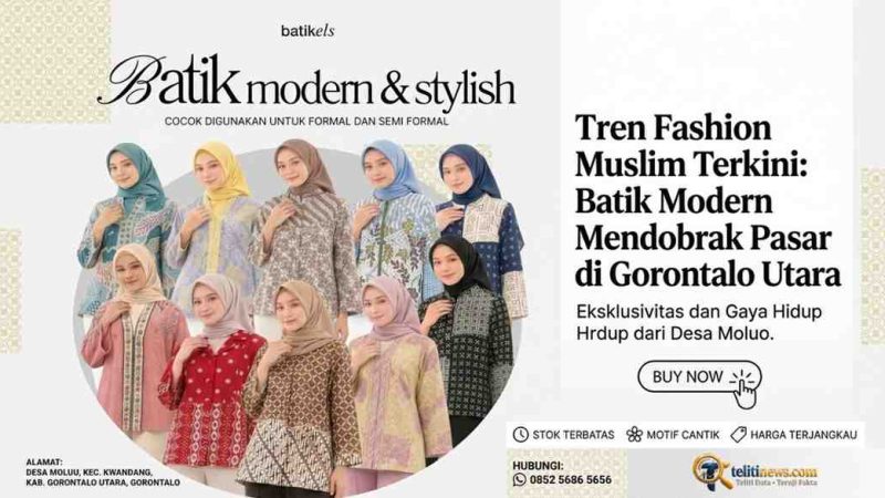 Tampil Modern dengan Sentuhan Lokal, BatikEls Moluo Hadirkan Tren Fashion Eksklusif di Gorontalo Utara