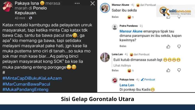 Riuh di Medsos, Akun Disapa ‘Ibu Sekda’ Protes Pelayanan Motabi Kambungu di Ponkep