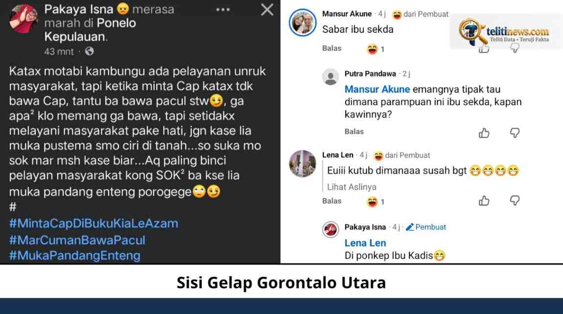 Riuh di Medsos, Akun Disapa ‘Ibu Sekda’ Protes Pelayanan Motabi Kambungu di Ponkep