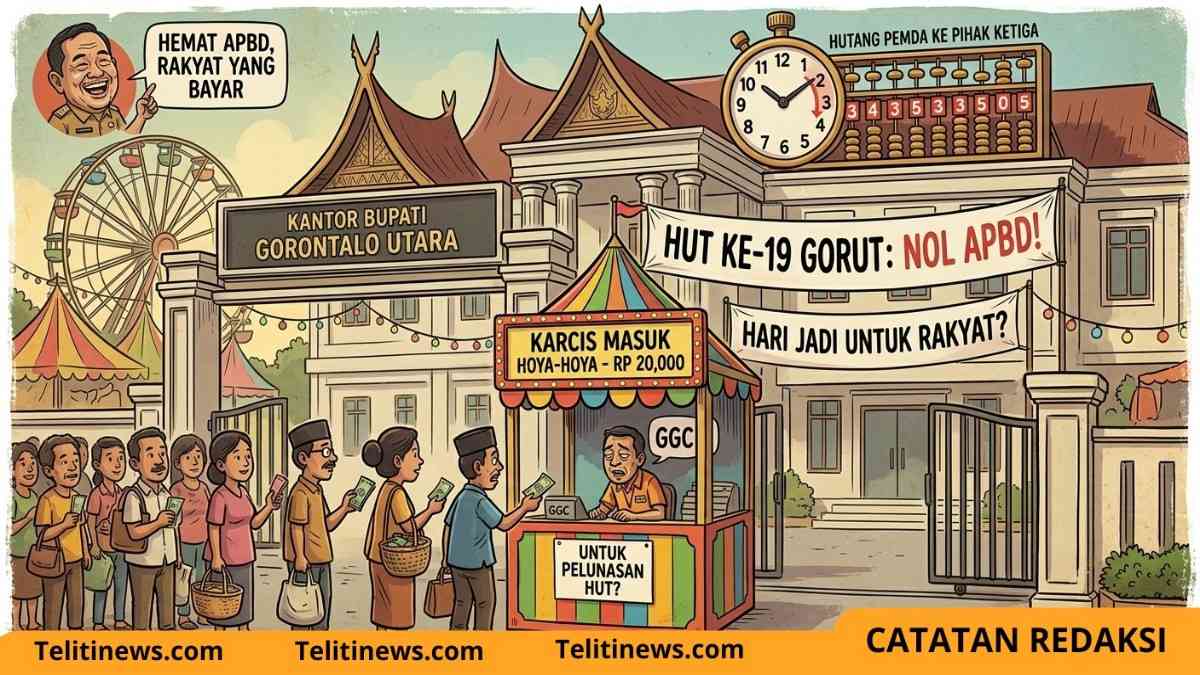 Rakyat ‘Cicil’ Biaya HUT Daerah Lewat Tiket Hoya-hoya? Sisi Gelap di Balik Gengsi Nol APBD Gorut