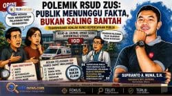 Polemik RSUD ZUS: Publik Menunggu Fakta, Bukan Saling Bantah.