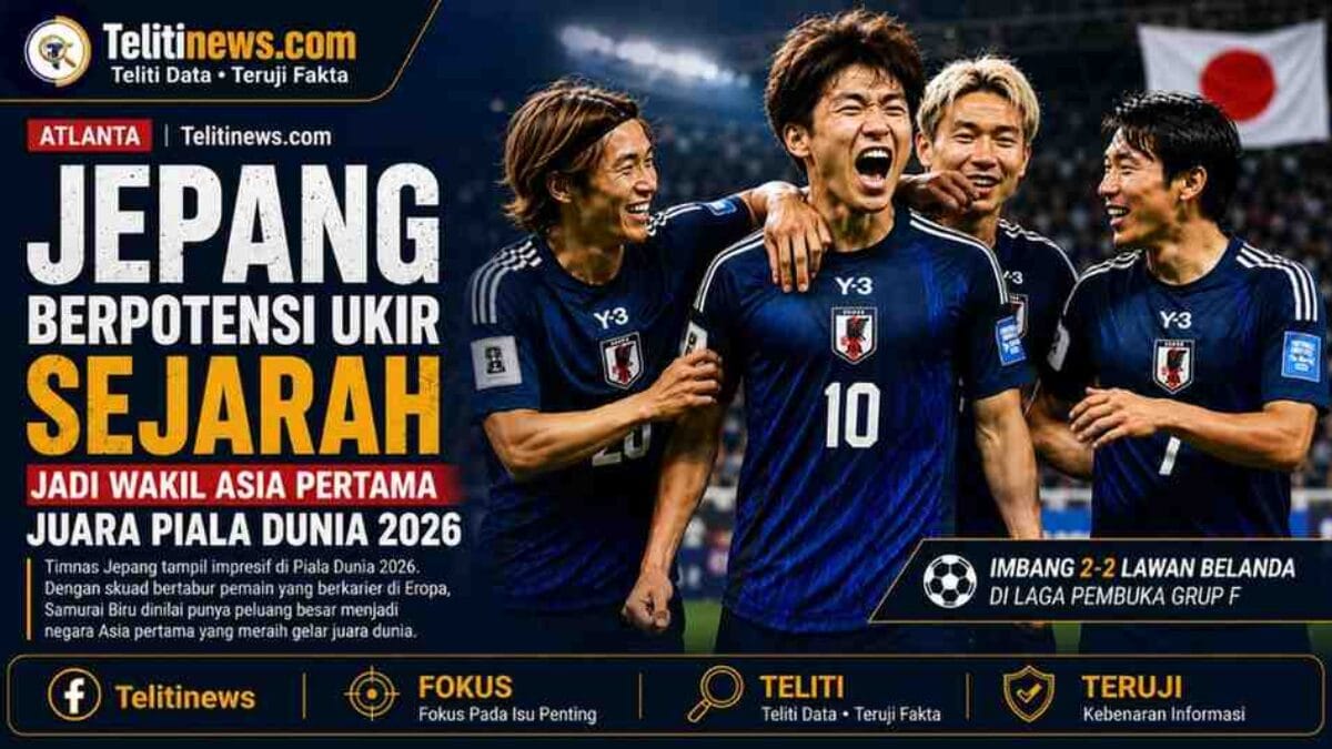 Jepang Berpotensi Ukir Sejarah, Wakili Asia Raih Gelar Juara Piala Dunia 2026