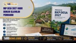 Infografik RKP Desa 2027 yang menampilkan perubahan aturan desa terkait sistem digital, belanja 30:70, dan perencanaan berbasis data.