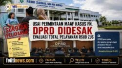Ilustrasi sorotan pelayanan RSUD ZUS dan desakan DPRD untuk evaluasi menyeluruh.