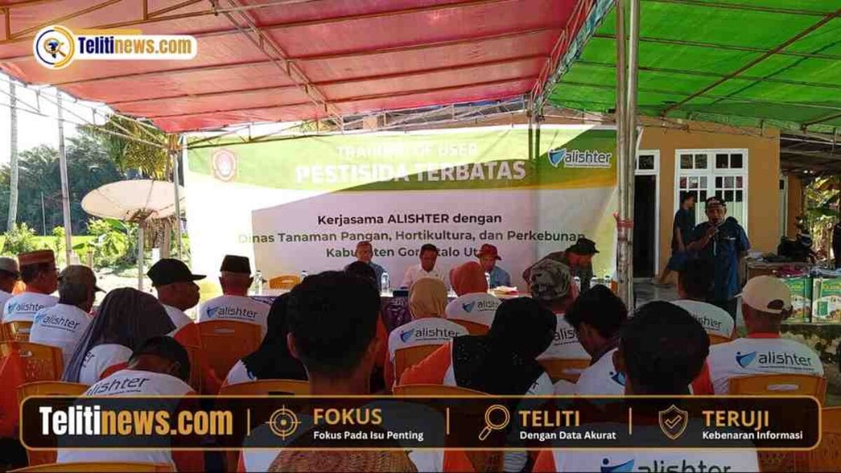 Pelatihan herbisida terbatas ALISHTER bagi petani di Desa Posso, Kecamatan Kwandang.
