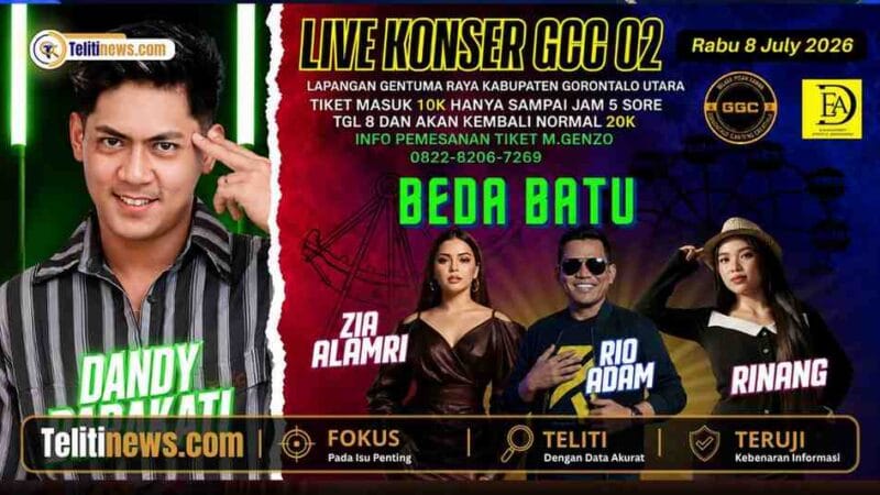 Live Konser GGC 02 Hadirkan Dandy Barakati dan Beda Batu, Siap Guncang Gentuma Raya