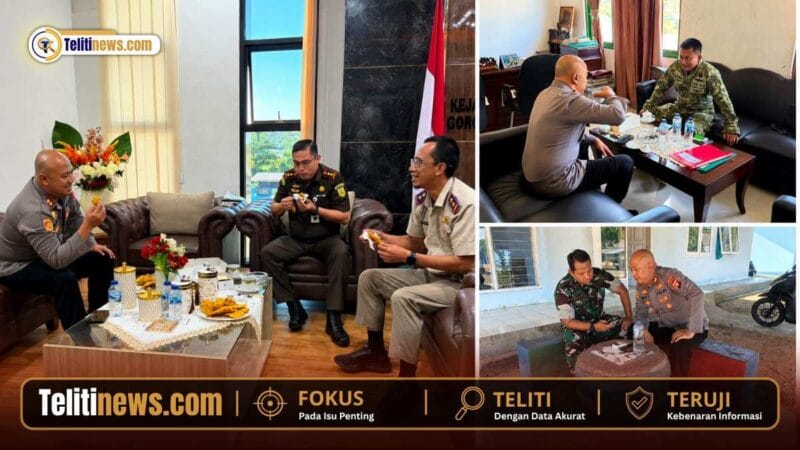 Kapolres Gorontalo Utara Pererat Sinergitas dengan TNI dan Kejaksaan, Fokus Ciptakan Daerah Aman dan Zero Konflik
