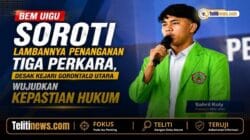 Presiden BEM Universitas Ichsan Gorontalo Utara Sahril Koly mendesak Kejari Gorontalo Utara memberikan kepastian hukum terhadap tiga perkara yang masih dalam tahap penyidikan.