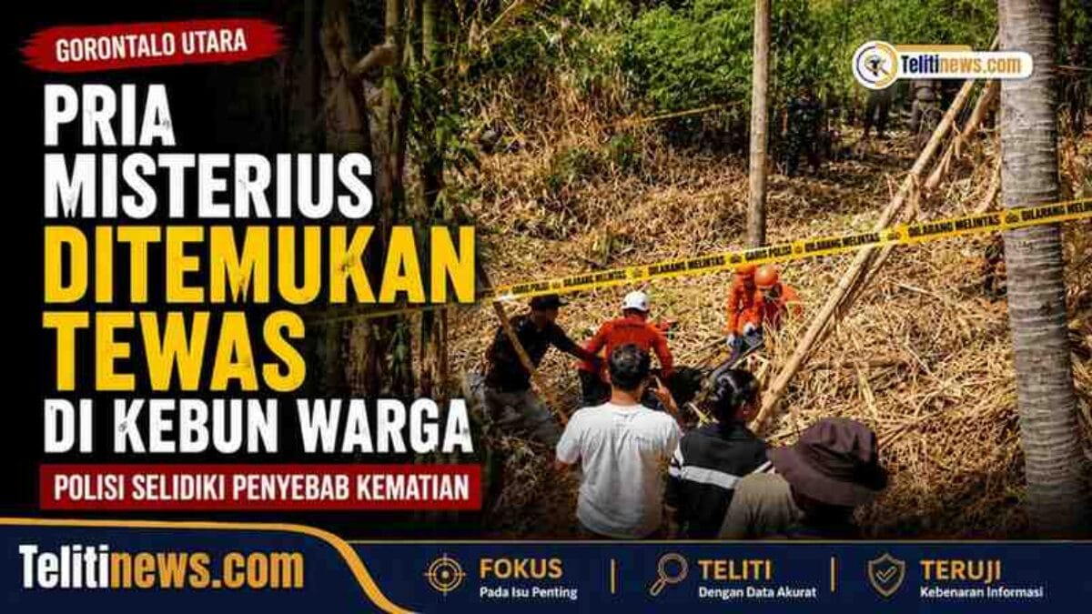 Pria Misterius Ditemukan Meninggal di Kebun Warga, Polisi Lakukan Penyelidikan