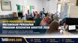 UPTD Puskesmas Dambalo menggelar rapat persiapan program kesehatan Bulan Agustus 2026.