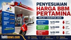 Harga BBM Nonsubsidi Pertamina Turun per 1 Agustus 2026, Pertamax Kini Rp15.950 per Liter
