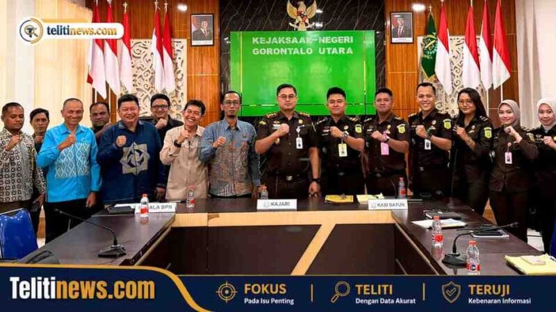 Kantah dan Kejari Gorontalo Utara Bahas Penataan Lahan Eks HGU