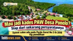 Panitia Pemilihan Kades PAW Desa Ponelo Segera Dikukuhkan, Amran Dipercaya Jadi Ketua