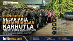 Kodim 1314 Gorut Gelar Apel Kesiapsiagaan Karhutla, Perkuat Sinergi Lintas Instansi