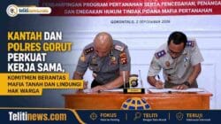Kantah dan Polres Gorut Perkuat Kerja Sama, Komitmen Berantas Mafia Tanah dan Lindungi Hak Warga