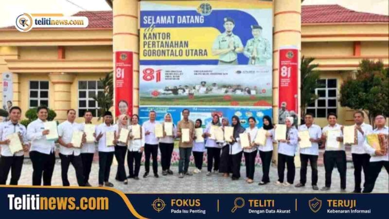 Kantah Gorut Terbitkan 50 Sertipikat Tanah Wakaf dan Rumah Ibadah dalam 21 Hari Kerja