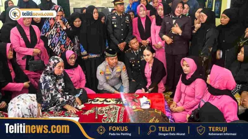 Polres Bulukumba Berduka, Satu Personel Meninggal Dunia, Kapolres Melayat dan Berikan Doa Terbaik