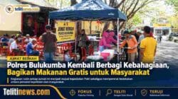 Jumat Berkah Polres Bulukumba bagikan makanan gratis kepada masyarakat