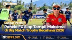 Laskar Pesisir FC menjalani latihan jelang Big Match Trophy Becahaya 2026