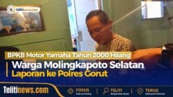 BPKB Motor Yamaha Tahun 2000 Hilang, Warga Molingkapoto Selatan Buat Laporan ke Polres Gorut